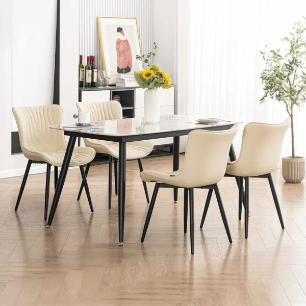 dining chairs faux leather 3