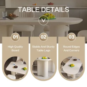 dining table white 5