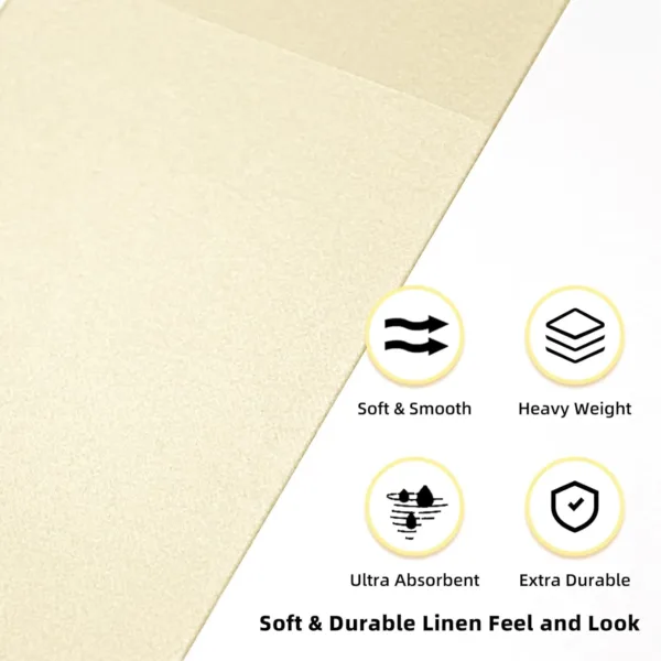 dinner napkins disposable beige 3