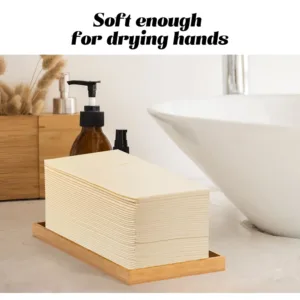 dinner napkins disposable beige 4