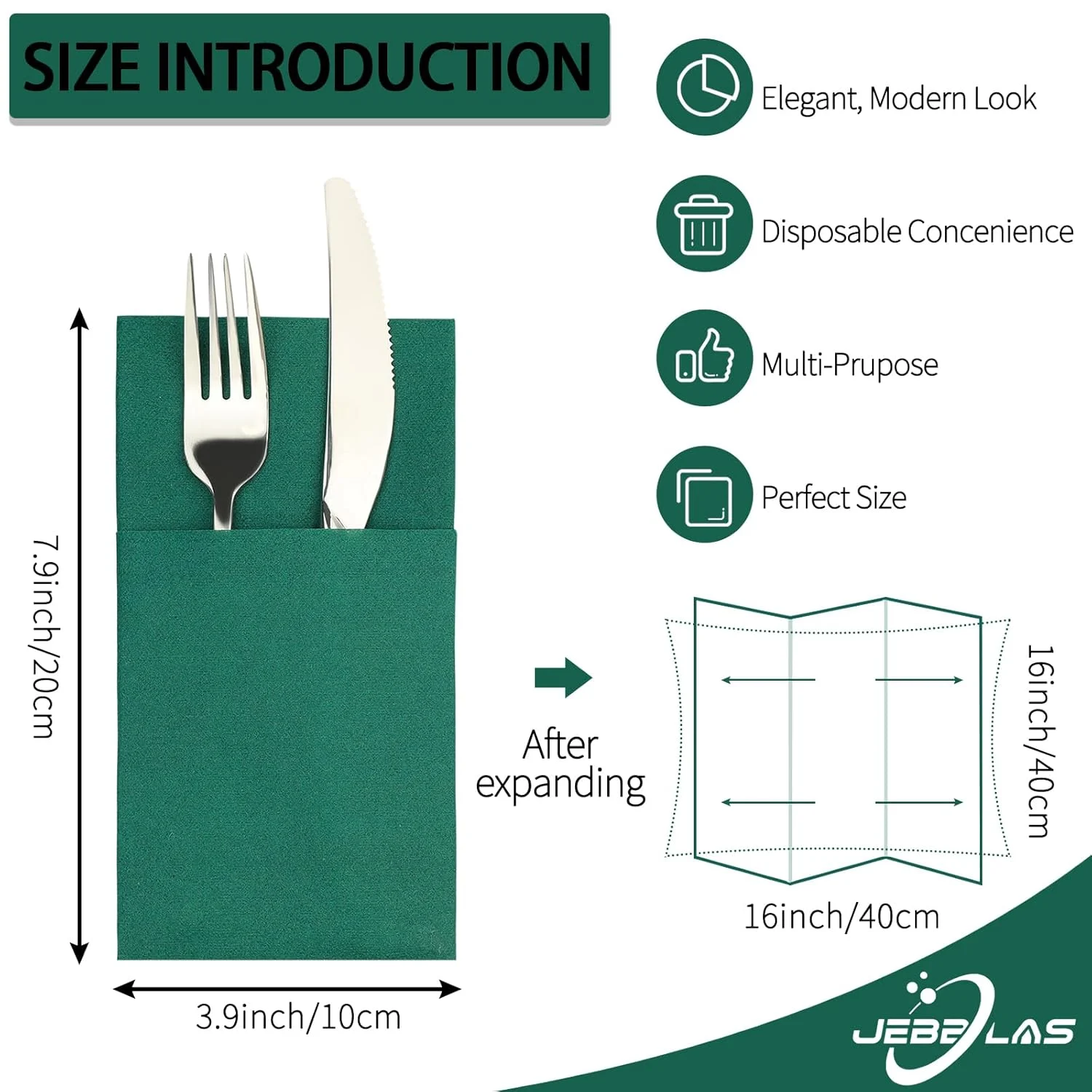 dinner napkins pocket 6