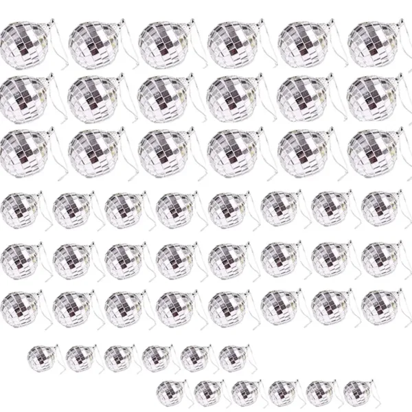 disco balls silver mirror 1