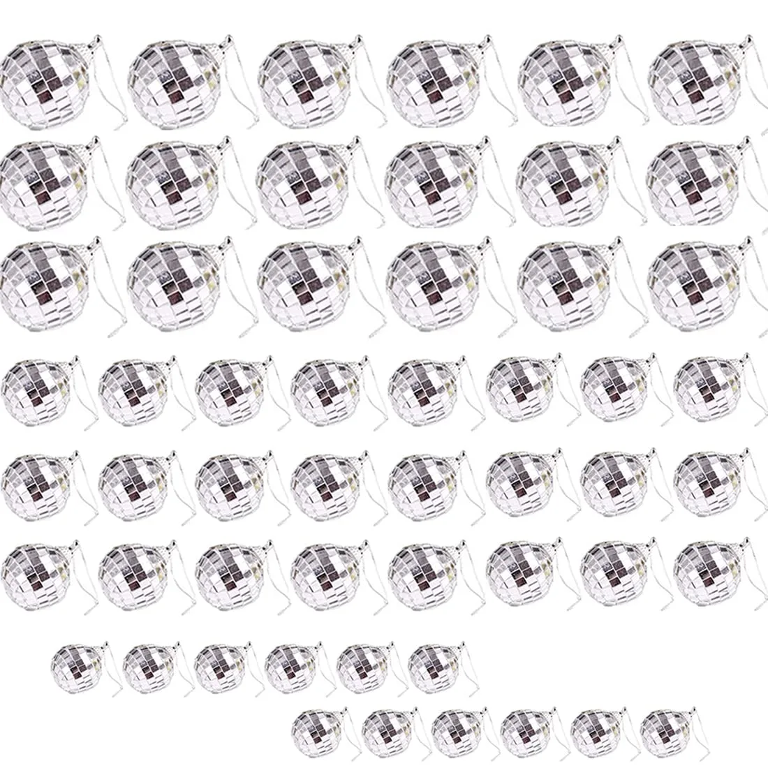 disco balls silver mirror 1