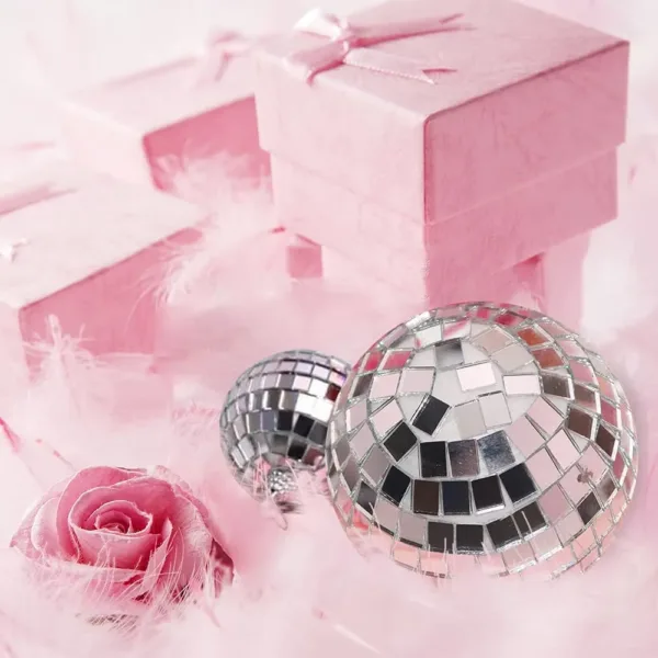 disco balls silver mirror 3