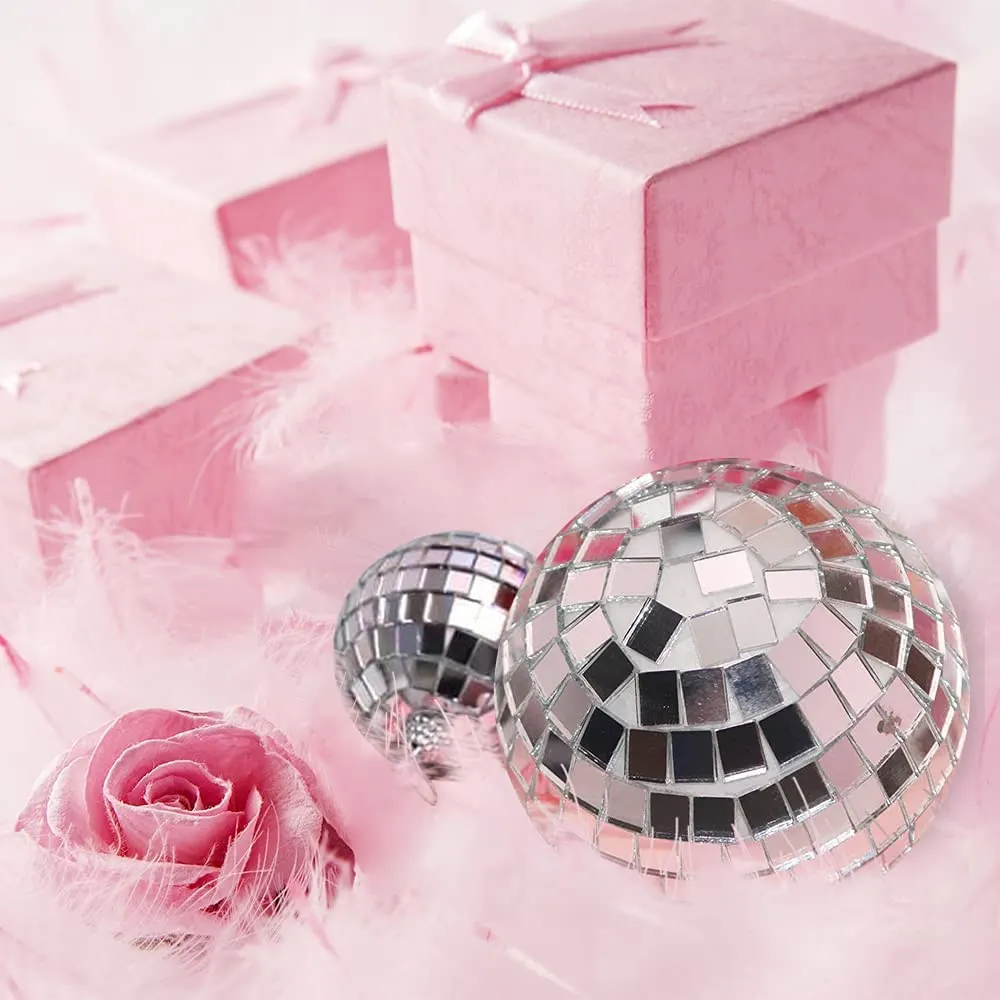 disco balls silver mirror 3