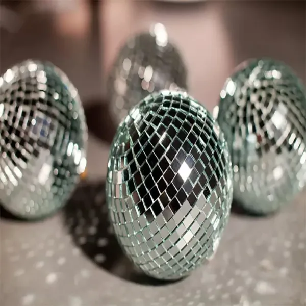 disco balls silver mirror 6
