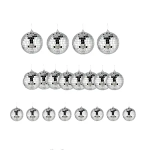 disco balls silver mirror 7
