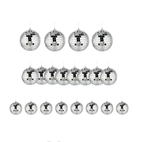 disco balls silver mirror 7