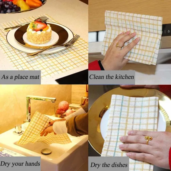 dish cloths disposable 6