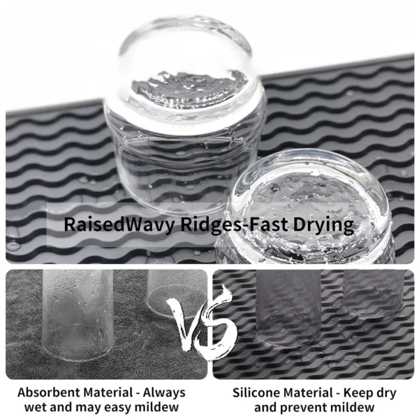dish drying mat silicone 2