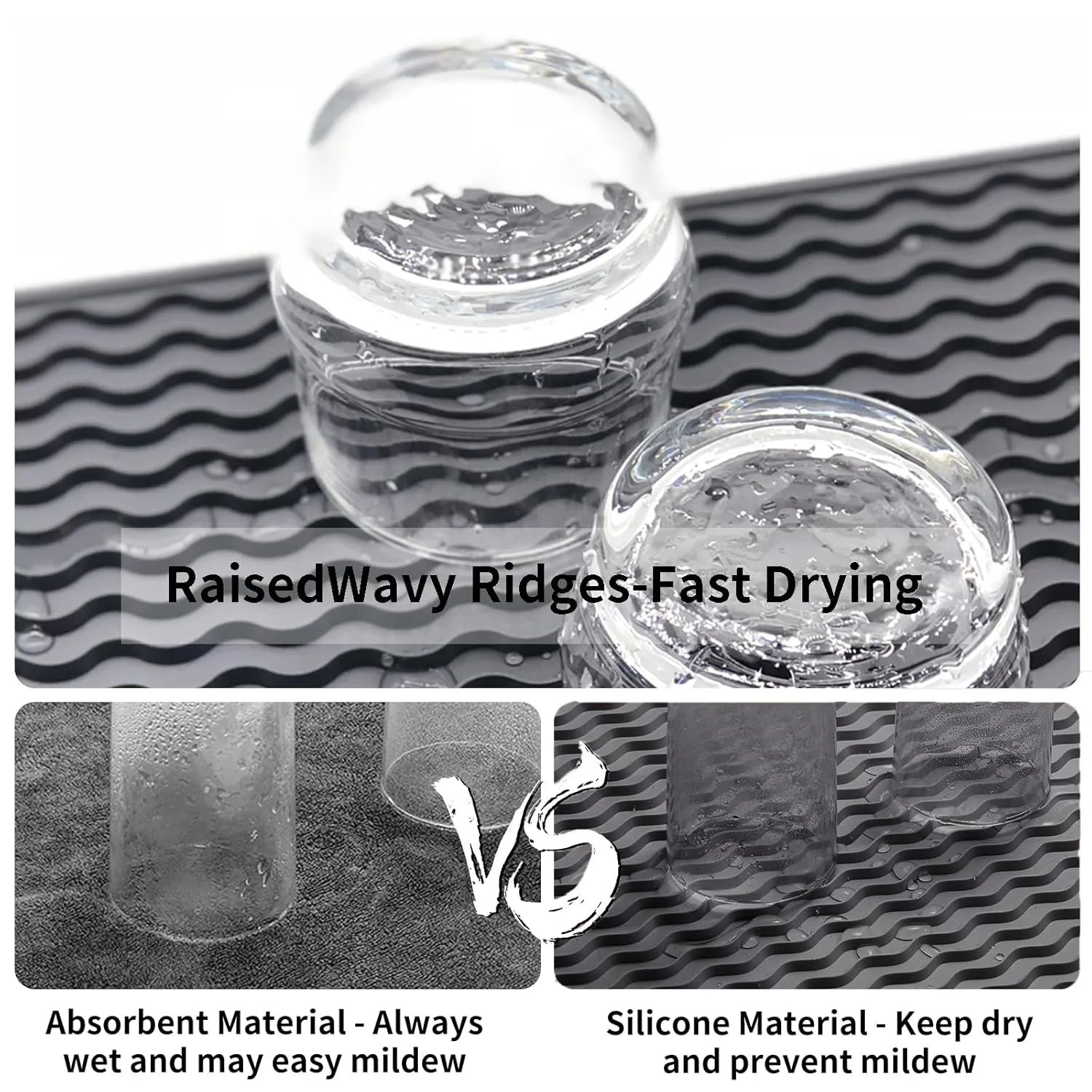 dish drying mat silicone 2