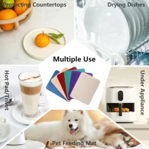 dish drying mat silicone 5