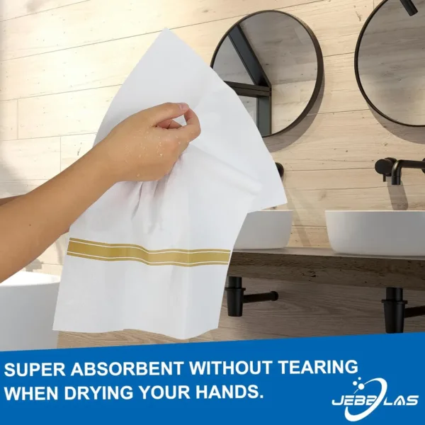 disposable dinner napkins gold 2