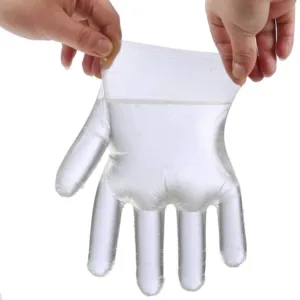 disposable gloves plastic food 2