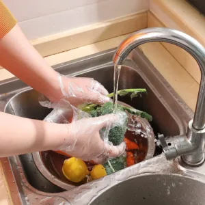 disposable gloves plastic food 4