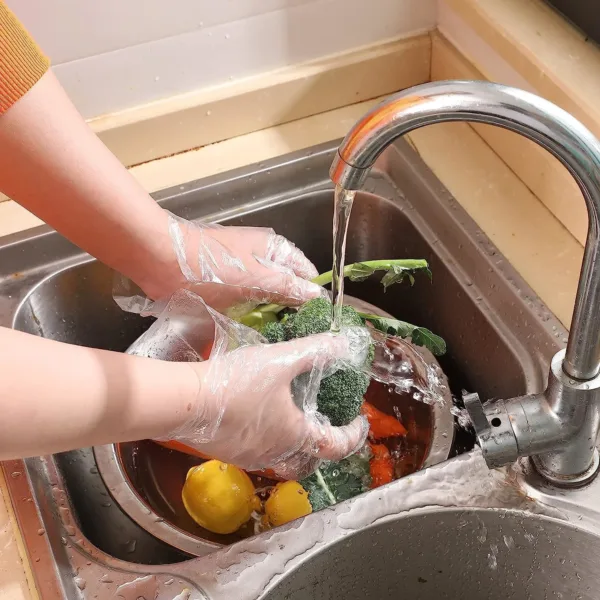 disposable gloves plastic food 4