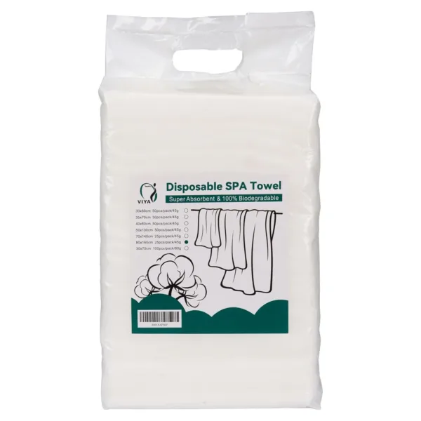 disposable spa towel bath 1