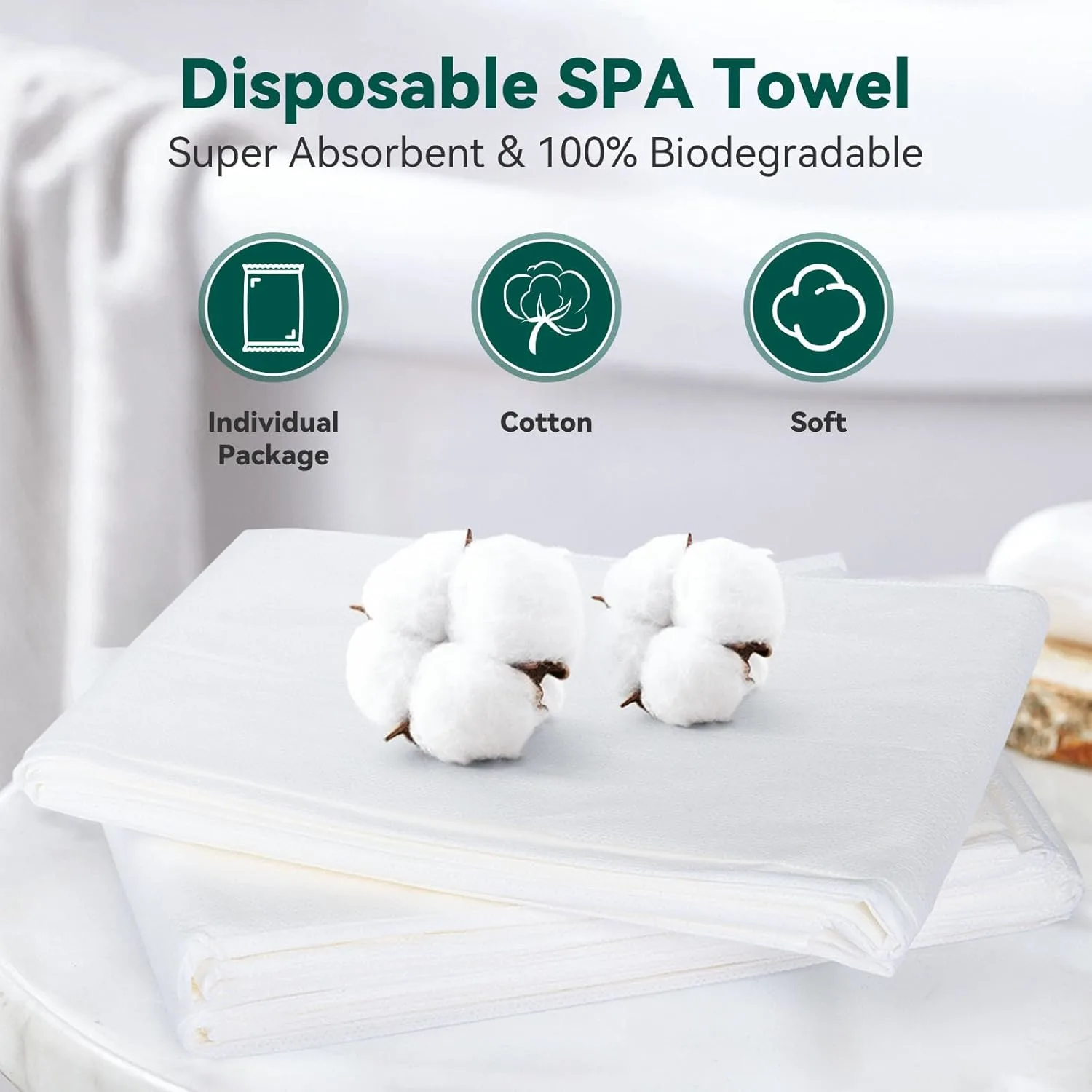 disposable spa towel bath 2