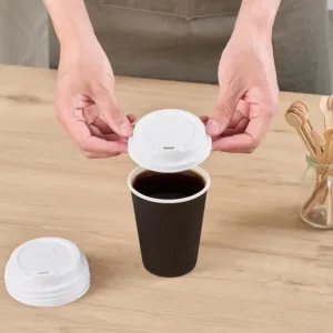 disposable white lids 5