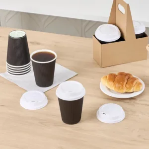 disposable white lids 6