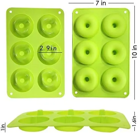 donut pan silicone 6