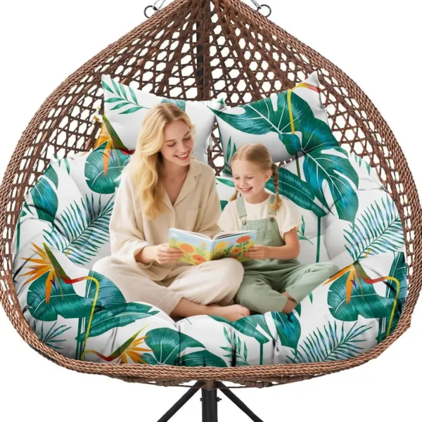 double egg chair cushion 1