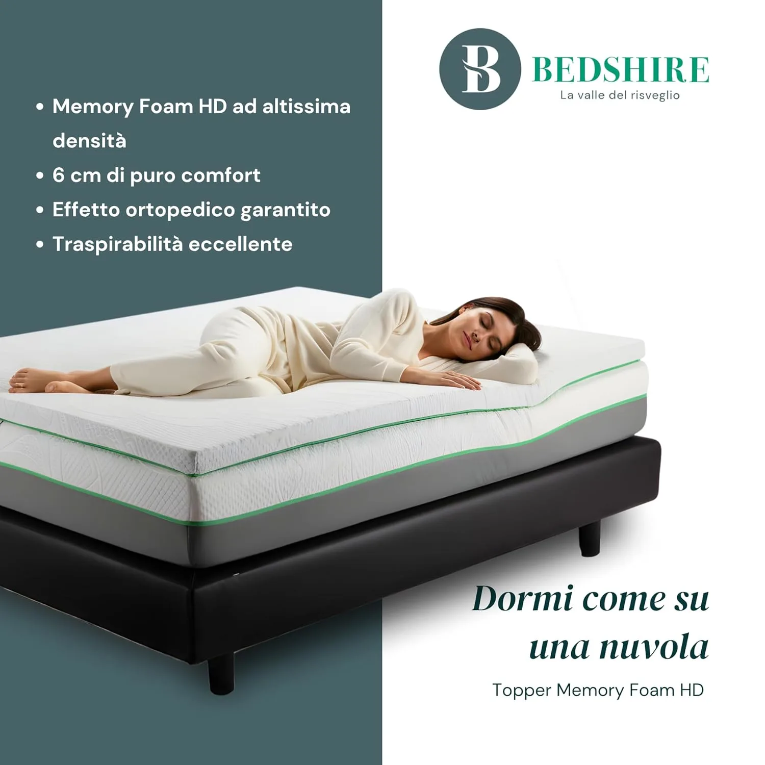 double mattress topper memory 2