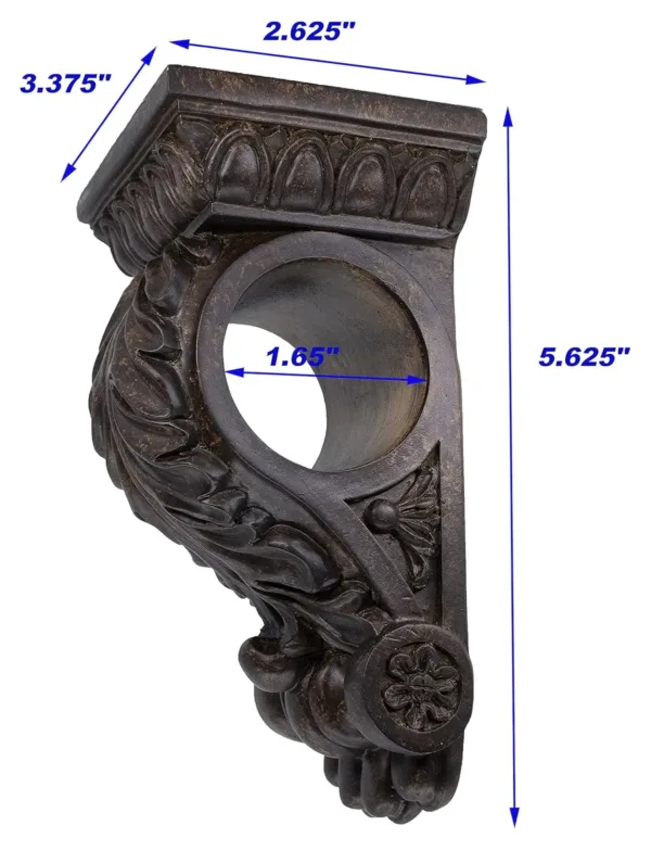 drapery sconce bracket 2