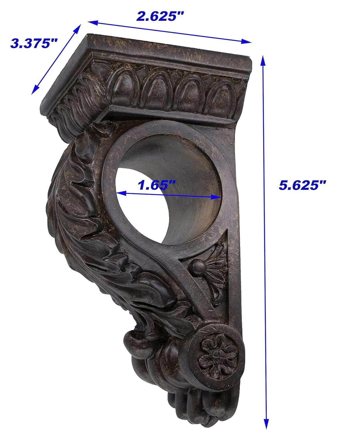 drapery sconce bracket 2