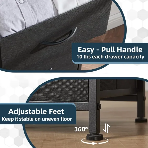 drawer dresser fabric chest 6