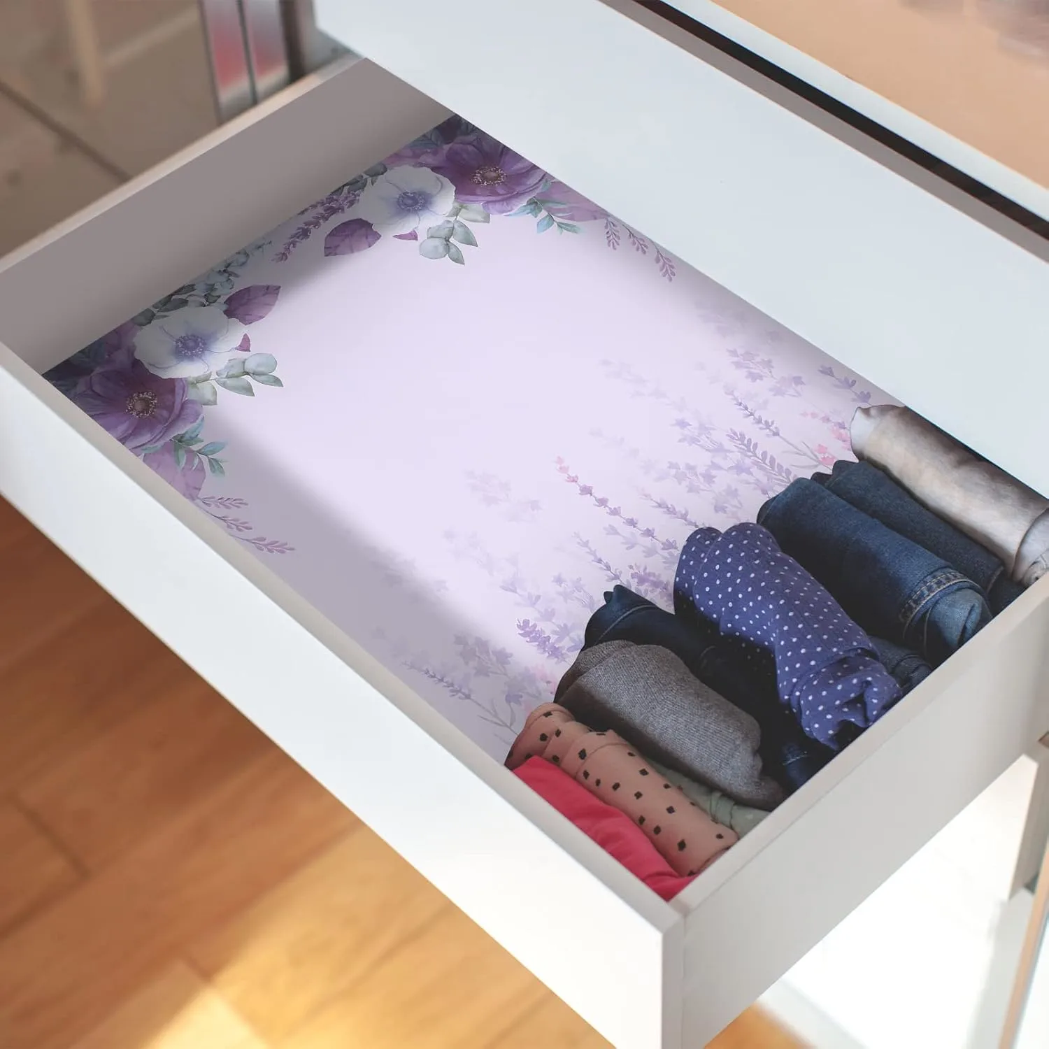 drawer liners lavender 5