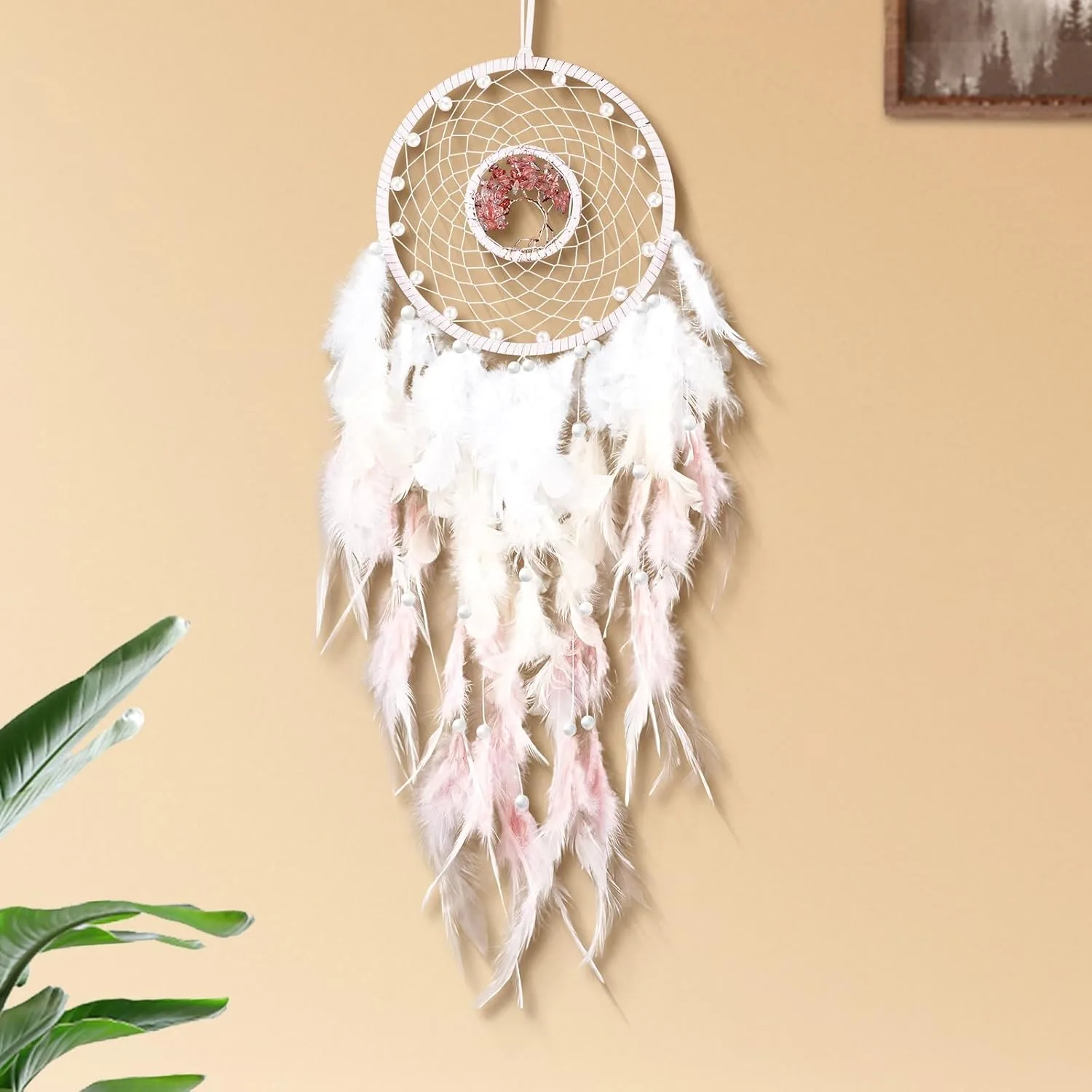 dream catcher quartz pendant 1