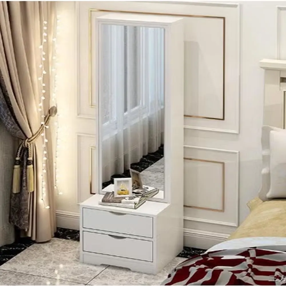 dressing mirror storage shelves 1