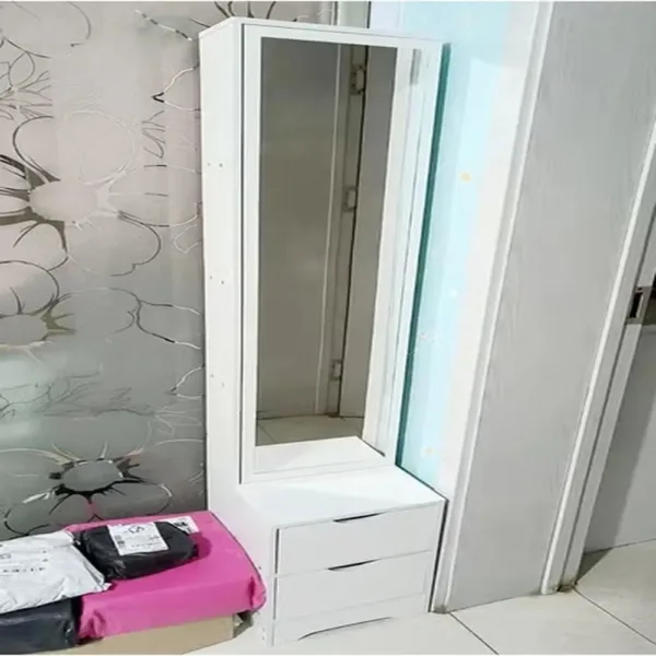 dressing mirror storage shelves 2