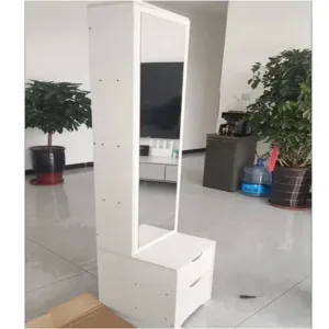 dressing mirror storage shelves 4