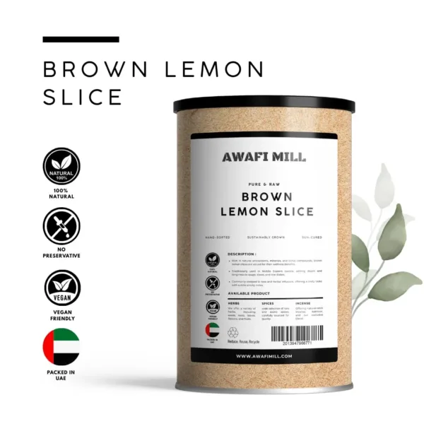 dried brown lemon slices 2