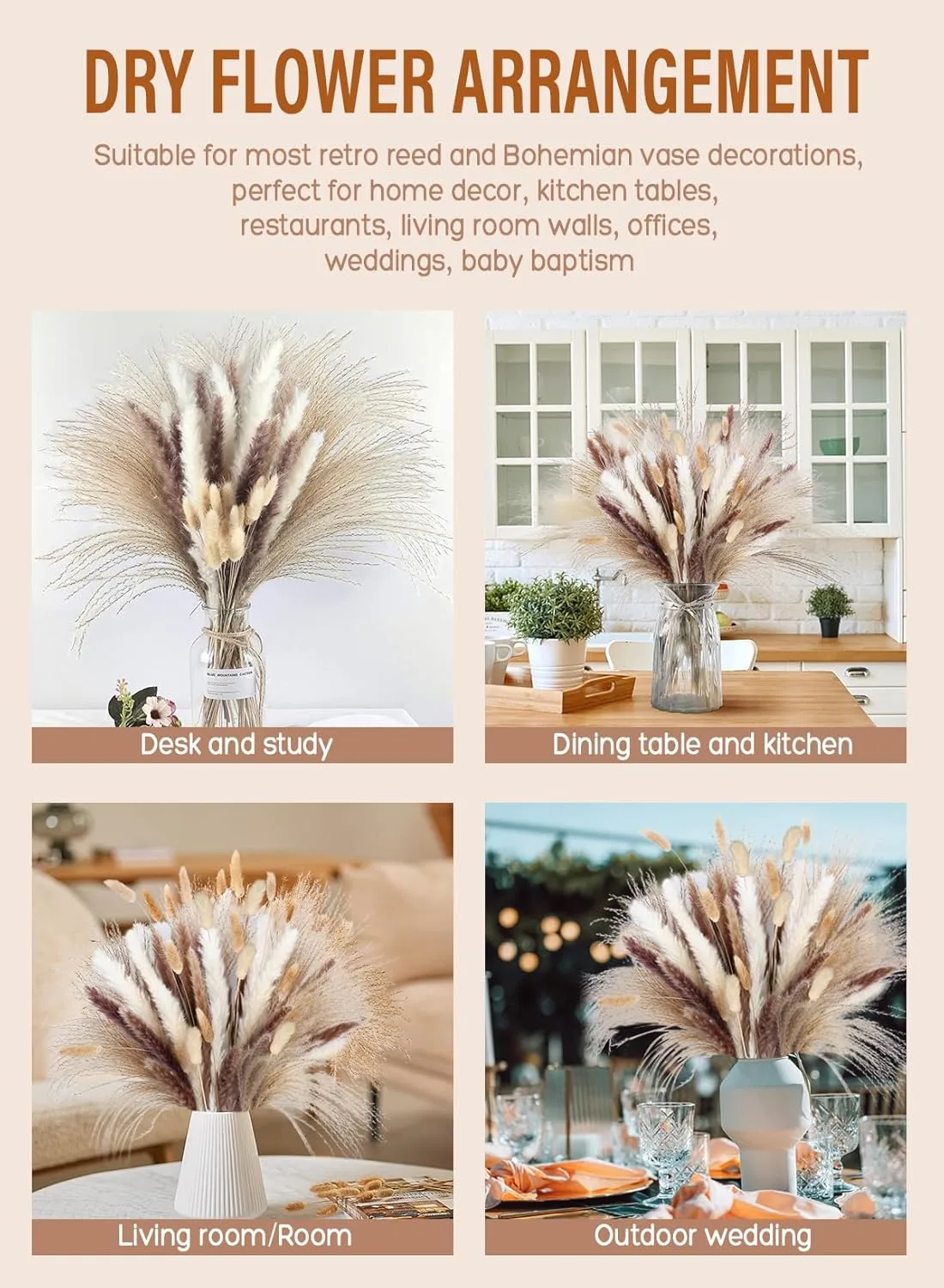 dried pampas grass decor 6