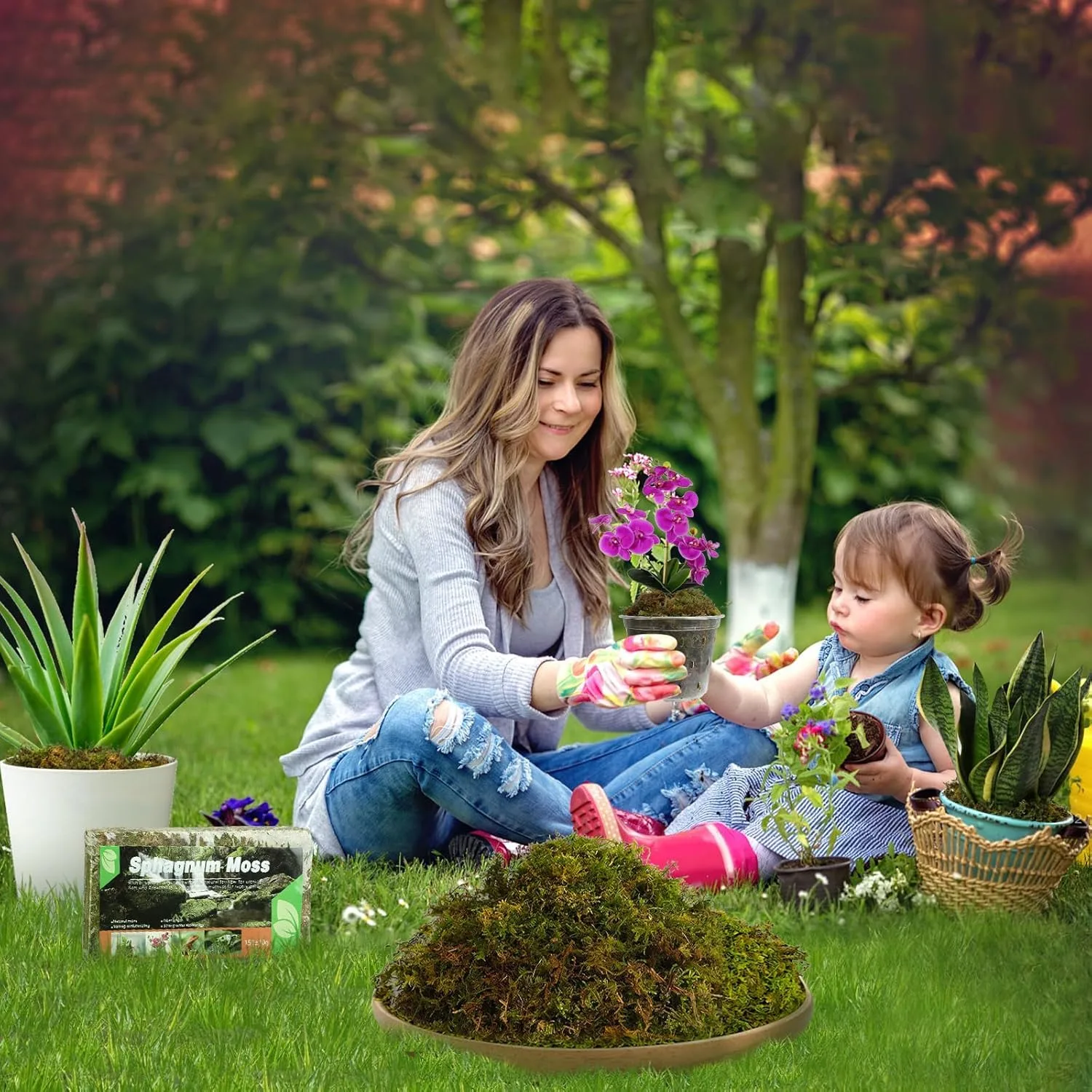 dried sphagnum moss 3