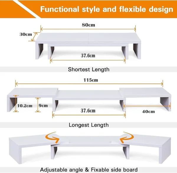 dual monitor riser stand 2