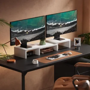 dual monitor riser stand 3