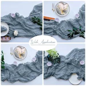dusty blue table runner 4