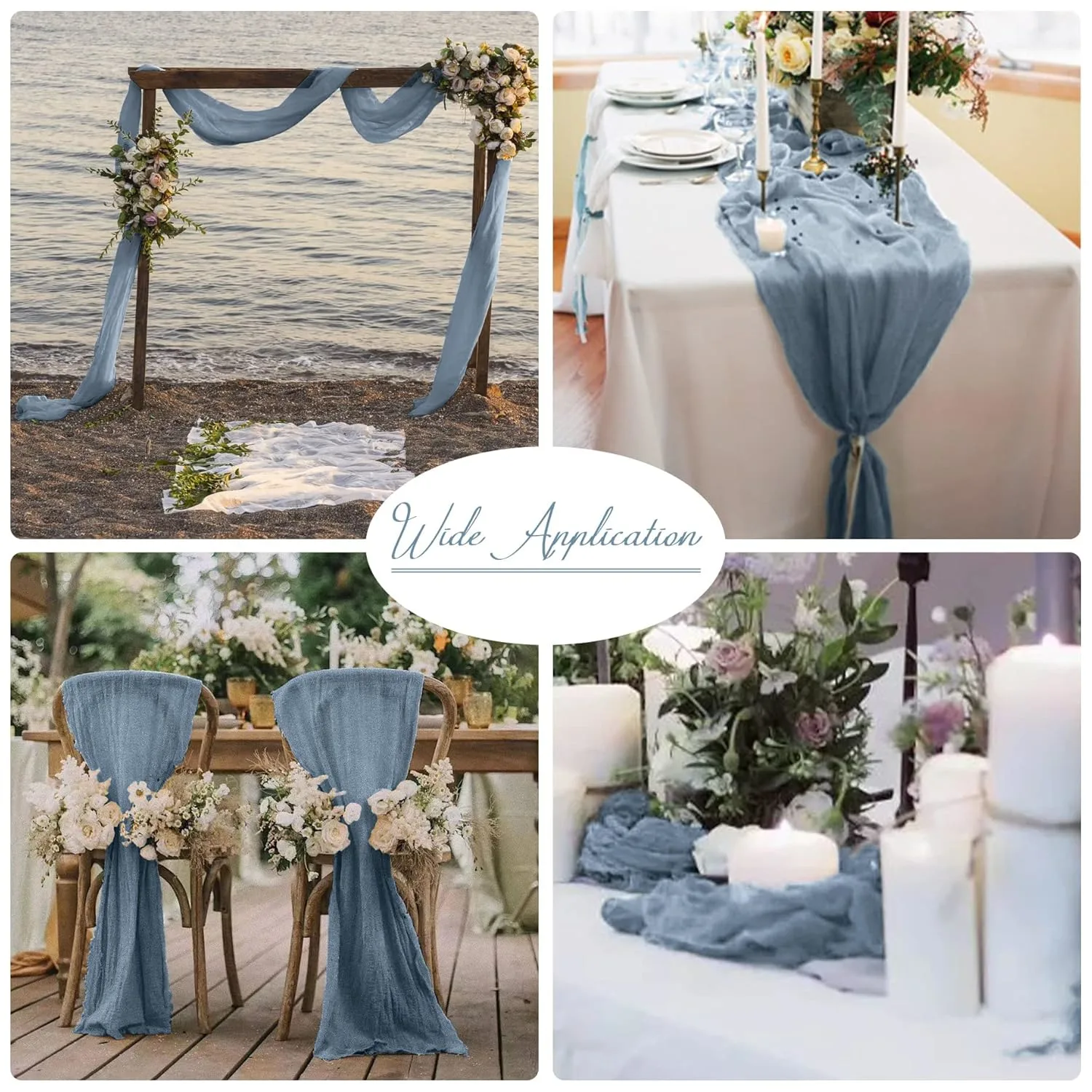 dusty blue table runner 6