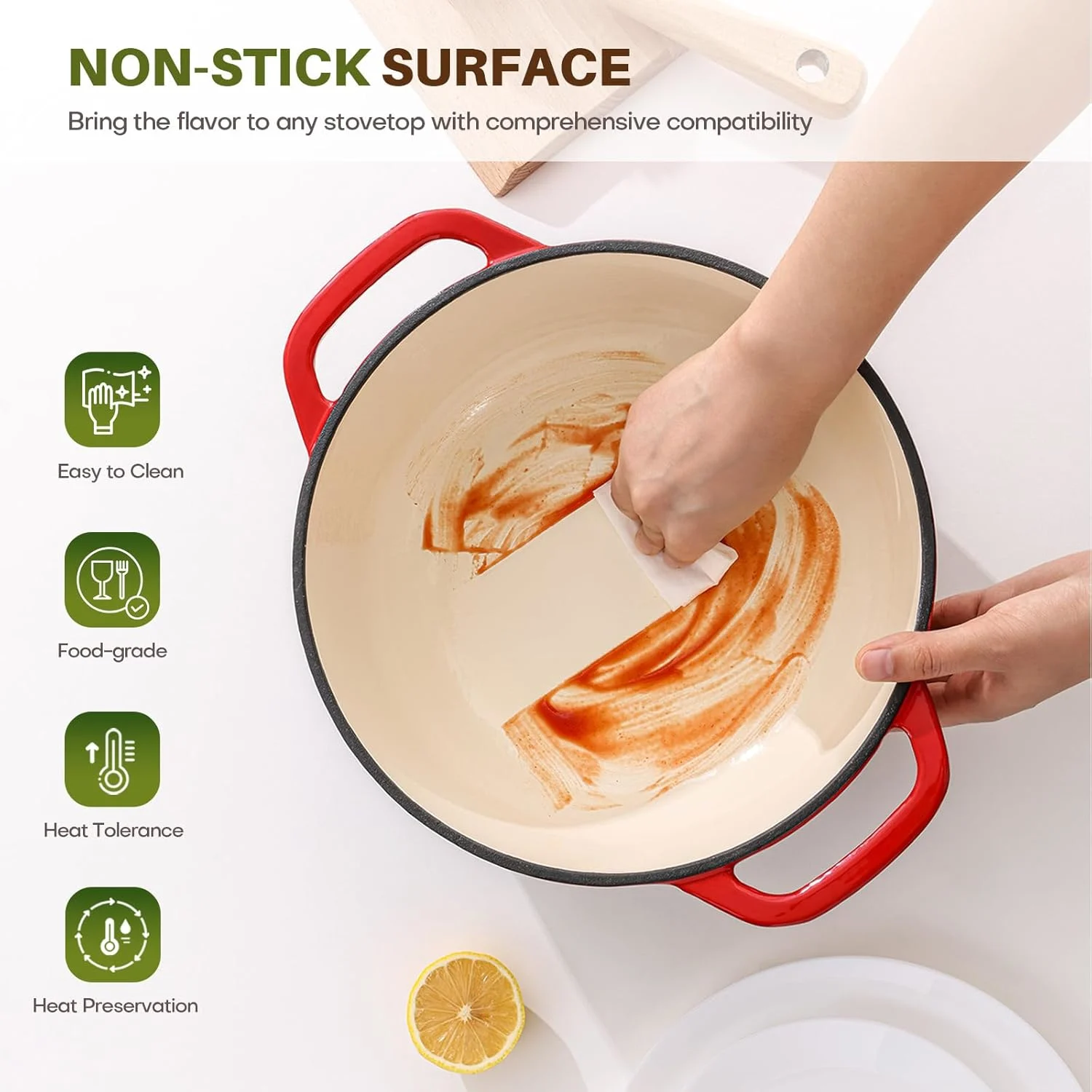 dutch oven enameled cast iron 3