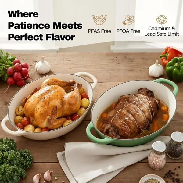 dutch oven oval enameled 2