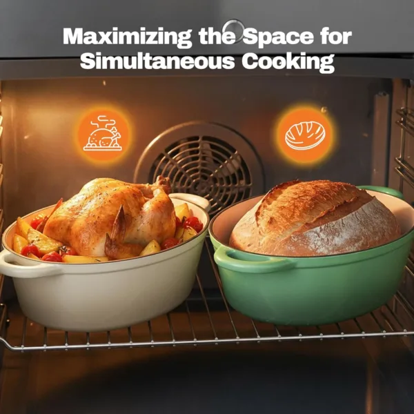 dutch oven oval enameled 4