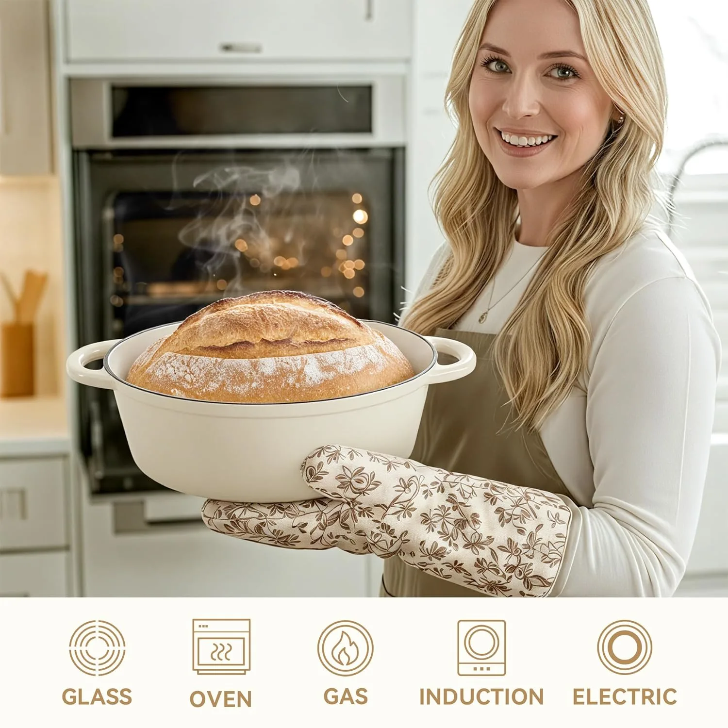 dutch oven oval enameled 6