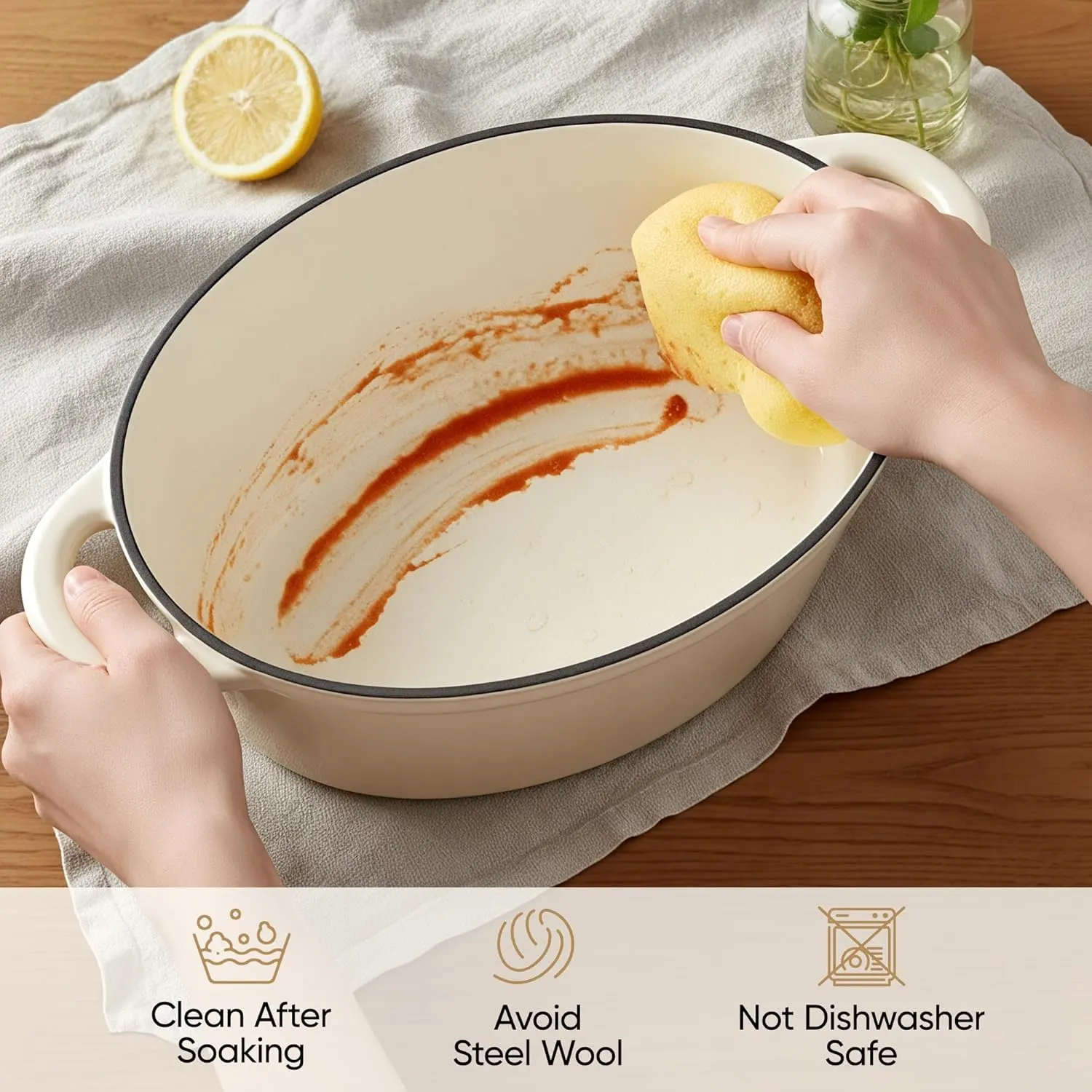 dutch oven oval enameled 7