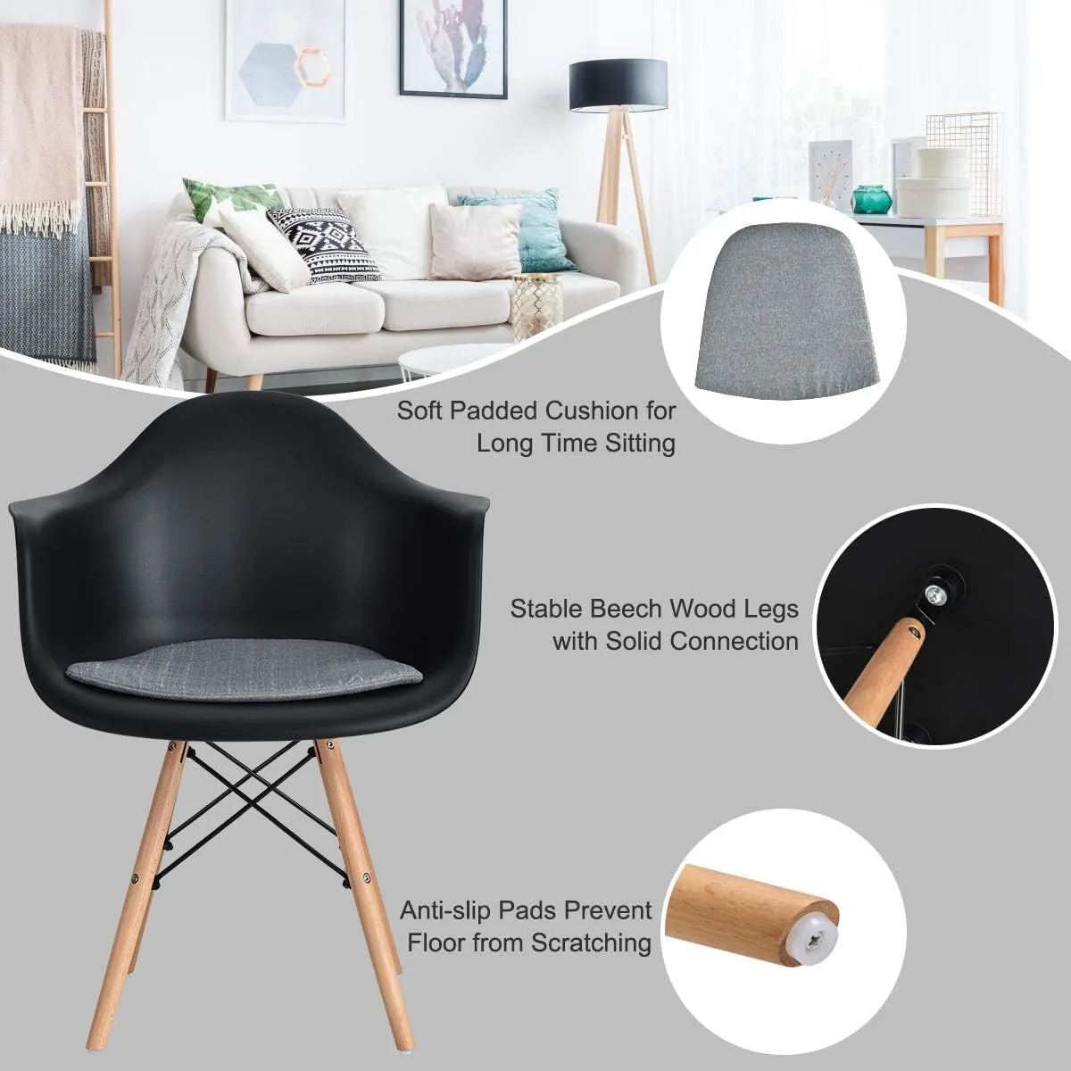 eames style dining chairs 5