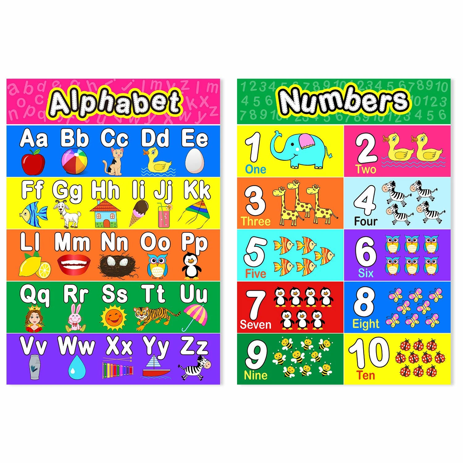 educational posters toddlers 2