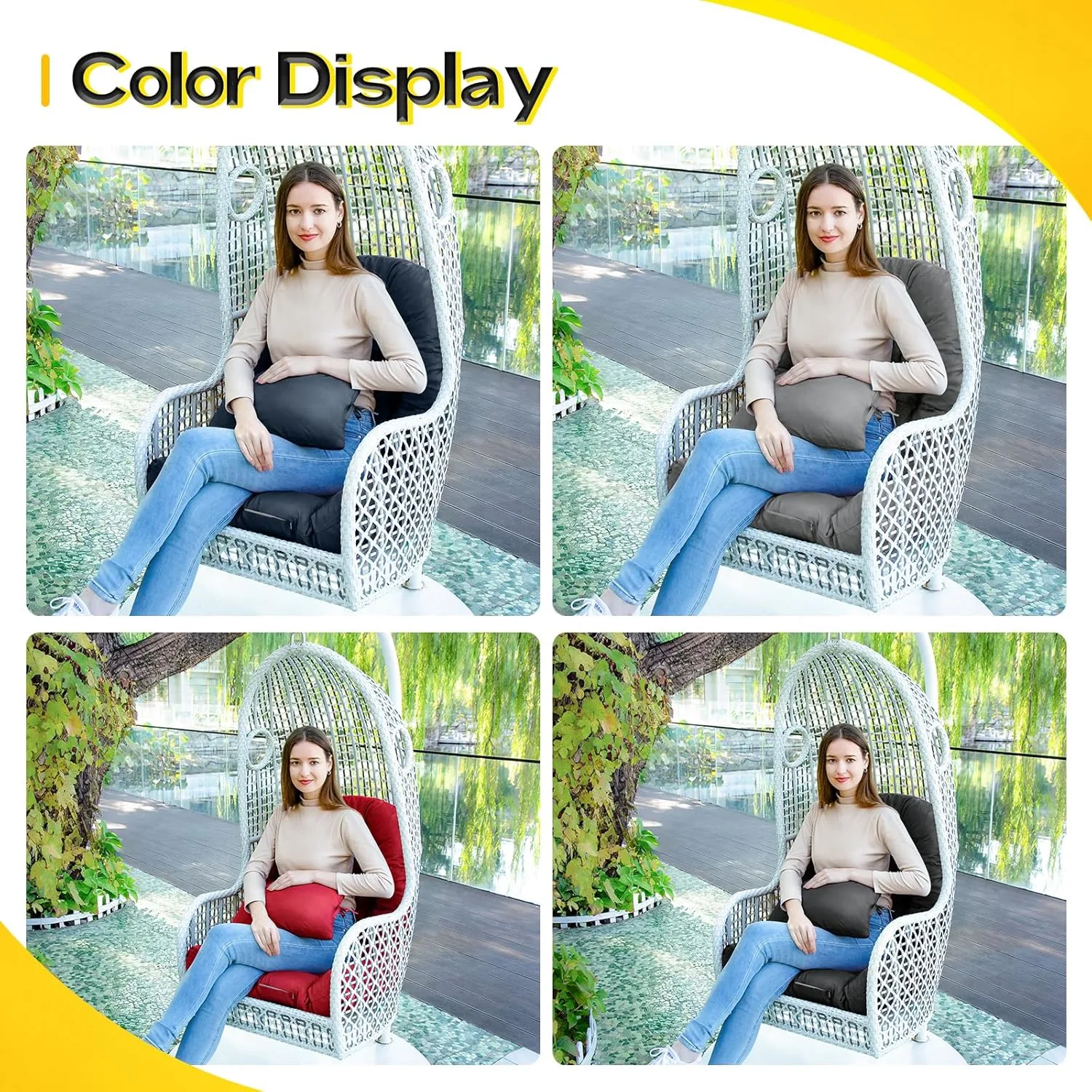 egg chair cushion memory 7